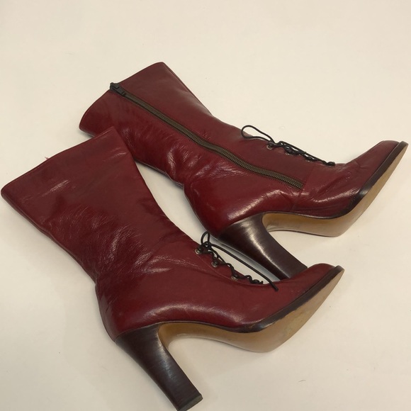 Cesare Piccini Women’s Leather Mid Calf Boots - Picture 9 of 14